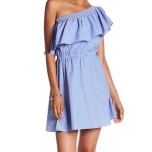 Parker Blue and white Stripe One Should Dress